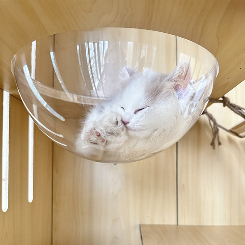 猫柜配件太空舱半球亚克力窝