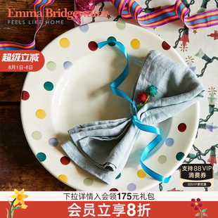 Bridgewater波点盘陶瓷盘菜盘家用餐盘釉下彩emmabrigewater Emma