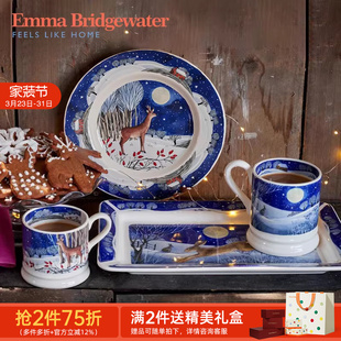 Emma Bridgewater马克杯陶瓷餐碗餐具釉下彩冬日系列新婚礼物送人