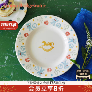 EmmaBridgewater陶瓷盘玩具盒8.5英寸釉下彩餐具emmabrigewater