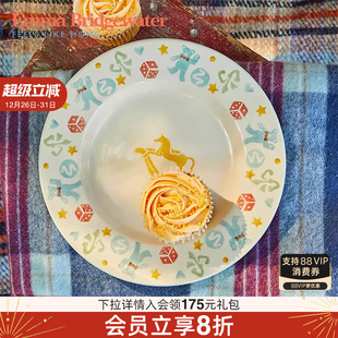 Emma 英国餐具8.5英寸emmabrigewater Bridgewater餐盘陶瓷盘家用