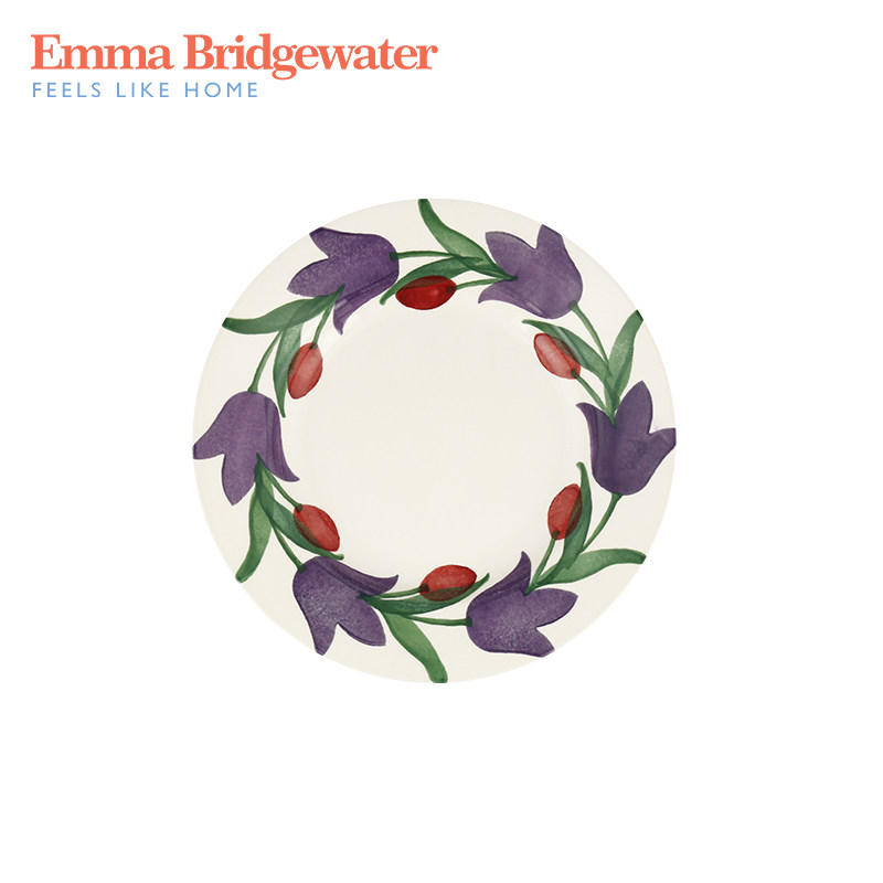 Emma Bridgewater郁金香边饰8.5英寸餐盘陶瓷菜盘餐具26春新款 - 实物图