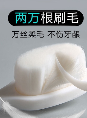 日本进口超细软毛刷孕妇产妇纳米牙刷学生宿舍护龈牙刷家用口腔刷