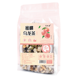 蜜桃乌龙茶水果组合养生冷袋