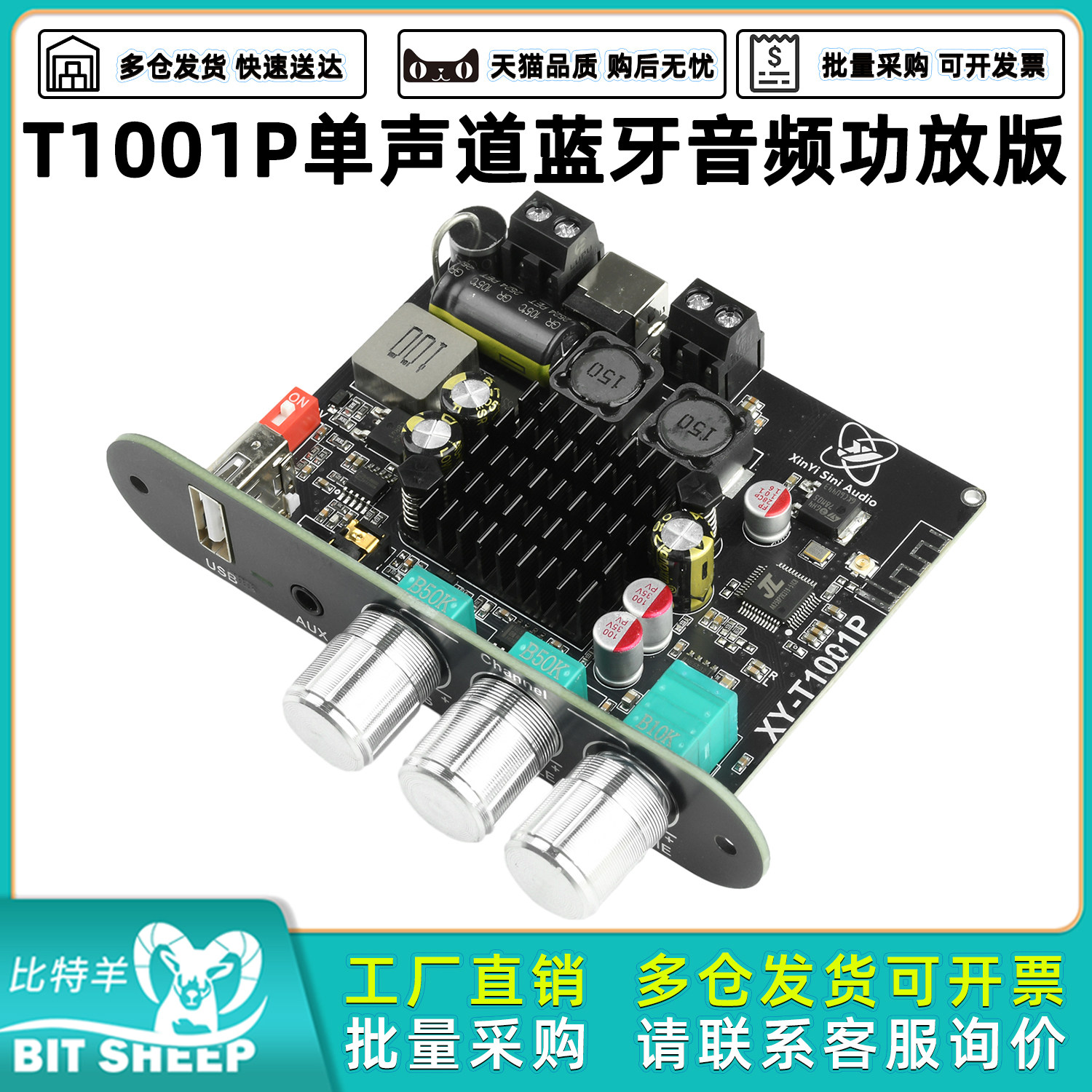 TWS蓝牙数字音频功放板