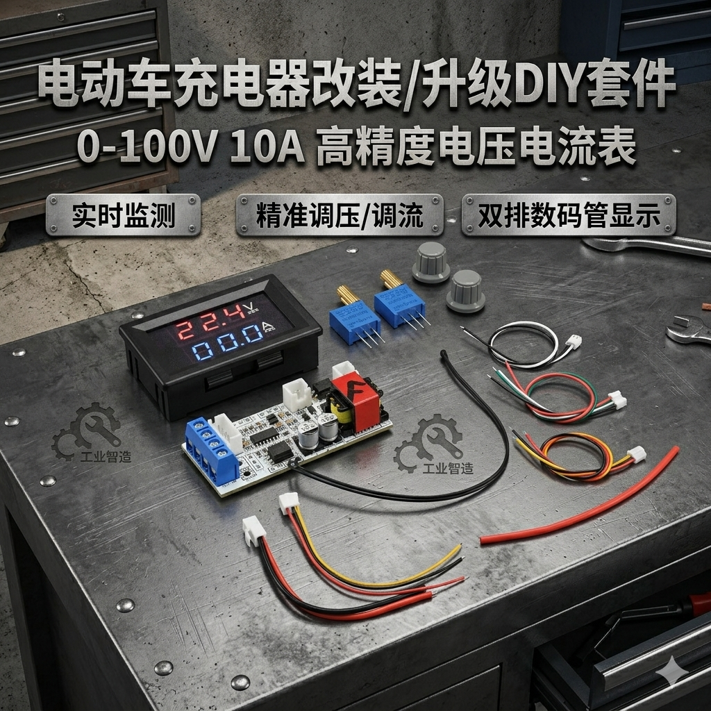 10A电压电流表充电器DIY套件