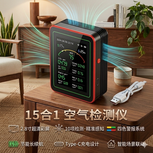15合1CO2空气质量监测仪
