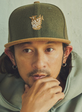 IFC日本进口 GOOD CATCH MELTON FAW25-019复古平顶帽鸭舌帽