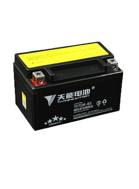 天能摩托车电瓶12v弯梁启动