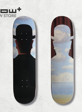 HOWstore The Skateroom艺术装饰滑板勒内马格利特 《转让》