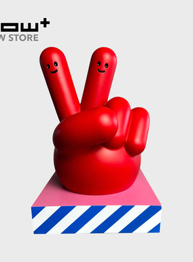 HOWstore Craig&Karl艺术家联名款珍藏雕塑摆件礼物红色peace