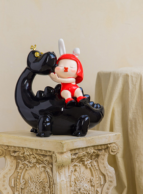 HOWstore 艺术家张戈限量版雕塑自由的爱玄关客厅装饰收藏礼物