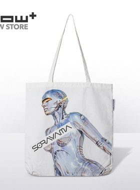 HOWstore 昊美术馆 空山基机械姬简约时尚潮流艺术帆布袋