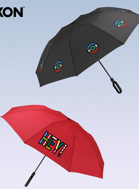 HOWstore LEXON艺术家联名MINI HOOK轻便折叠雨伞抗风半自动