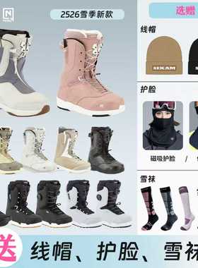 2526NITRO女款单板滑雪鞋尼卓雪鞋全能刻滑Crown全能新手进阶雪鞋