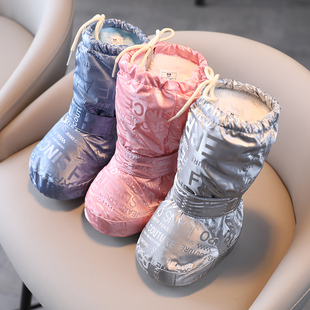 高帮包棉裤 鞋 不掉3 婴儿鞋 男女宝宝加厚保暖大棉鞋 12个月 冬季