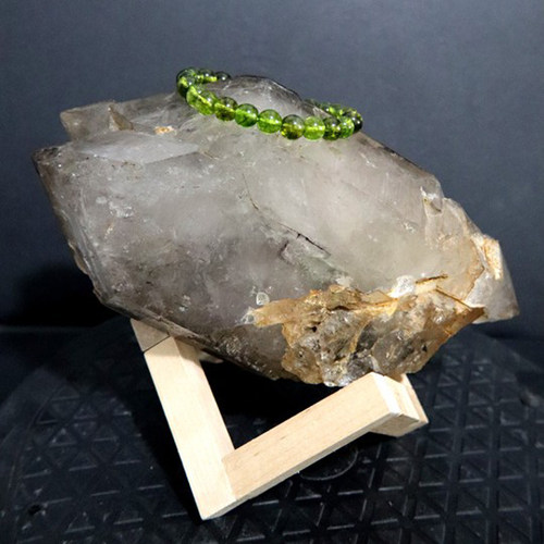 晶魁闪灵骸骨矿标摆件原石