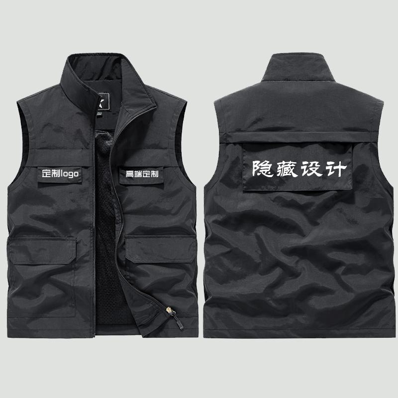 定制logo马甲薄款速干背图片
