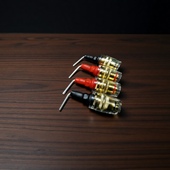 9999纯银针插香蕉头Y插解决美国JBL英国天朗根德音箱细孔转接头