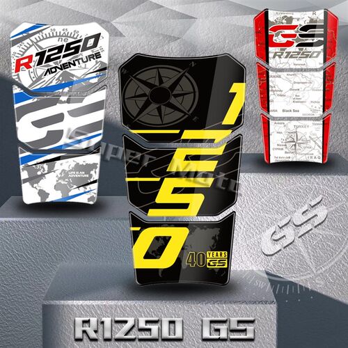 适用BMWR12j50GS 四十周年纪念款油箱贴改装鱼骨贴花防水立体配件