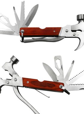 1PC18 In 1 Multifunction Axe Hammer OutdooNr Camping Surviva
