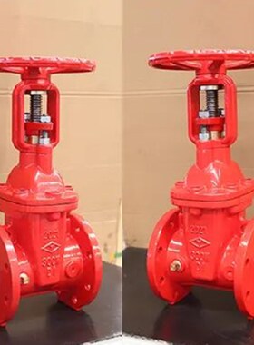 河北远大阀门尧字Z4k1X-150/300LBQ美标软密封铸铁闸阀AWWA C515