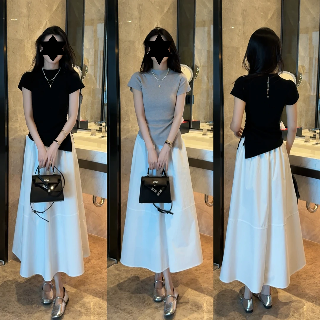 2025新款夏季套装女半高领
