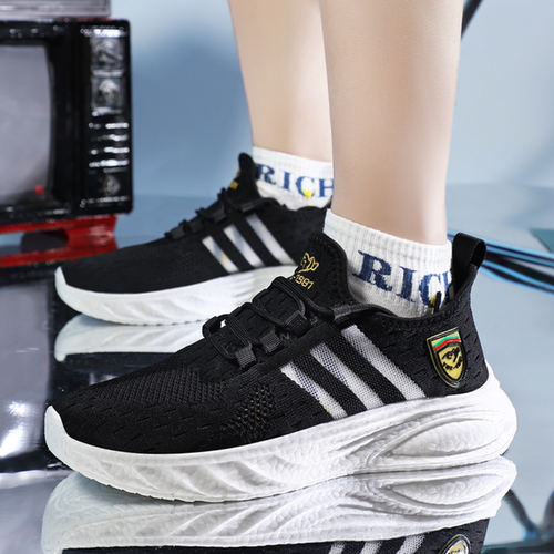 野公猪夏季透气百搭情侣款休闲鞋