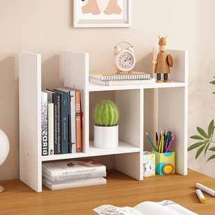 h型置物架书架桌面上书桌收纳桌上书本桌面书架黑色桌子多层学生