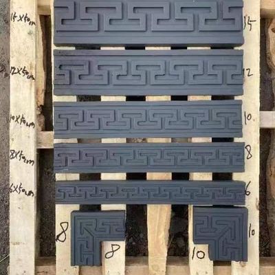 中式仿古仿古砖线条丁字砖雕庭院影壁回纹古建装饰踢脚线纹线腰线