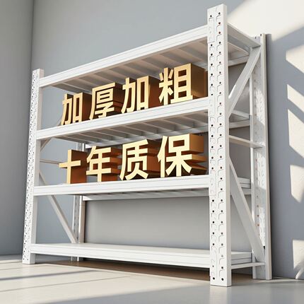 重型仓储货架置物架多层仓库货物架快递超市家用储物架收纳铁架子