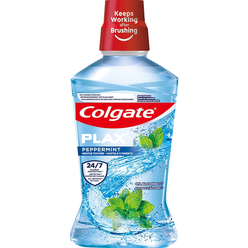 高露洁薄荷漱口水500ml清新口气