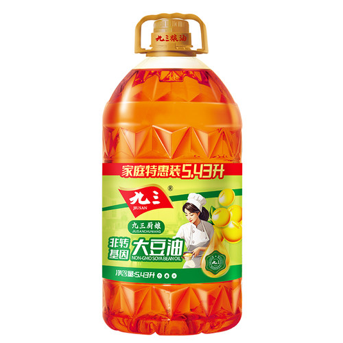 九三厨娘非转基因三级大豆油 5.43L-J