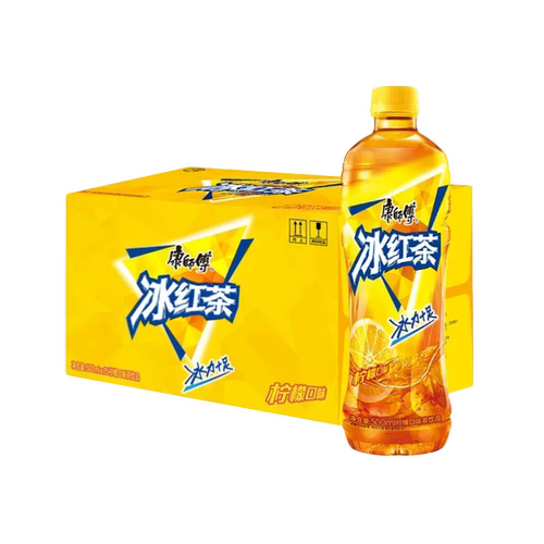 康师傅冰红茶500ml*15瓶整箱装居家囤货清凉夏季茶饮品聚会饮料