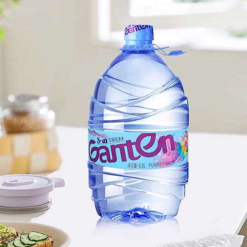 景田纯净水6.8L*2瓶原味整箱大瓶桶装泡茶水家庭饮用水饮料shm