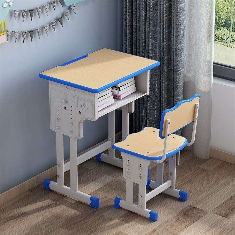 加厚中小学生课桌椅学校书桌培训辅导班写字桌子家用儿童学习桌椅