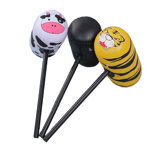 公司年会聚会活动亲子互动游戏惩罚道具大号充气千吨锤子气球加厚