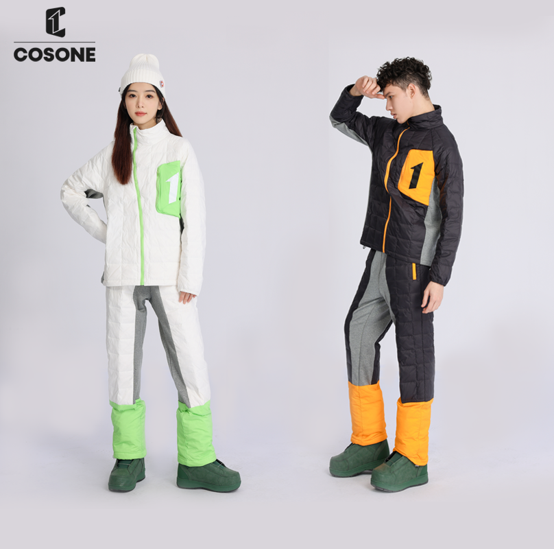 COSONE单双板滑雪羽绒内胆防风保暖中间层轻薄保暖鸭绒羽棉服外套