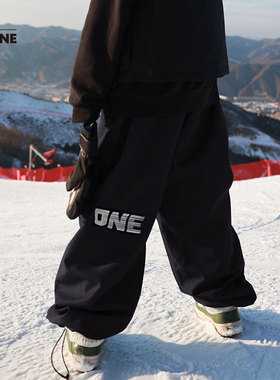 【特价清仓】COSONE单板滑雪裤子防水防风户外工装加宽松雪裤