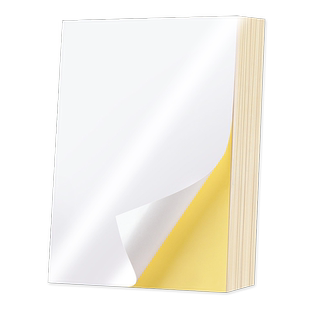 A4不干胶打印纸标签贴纸圆角15枚贴纸不干胶可定制