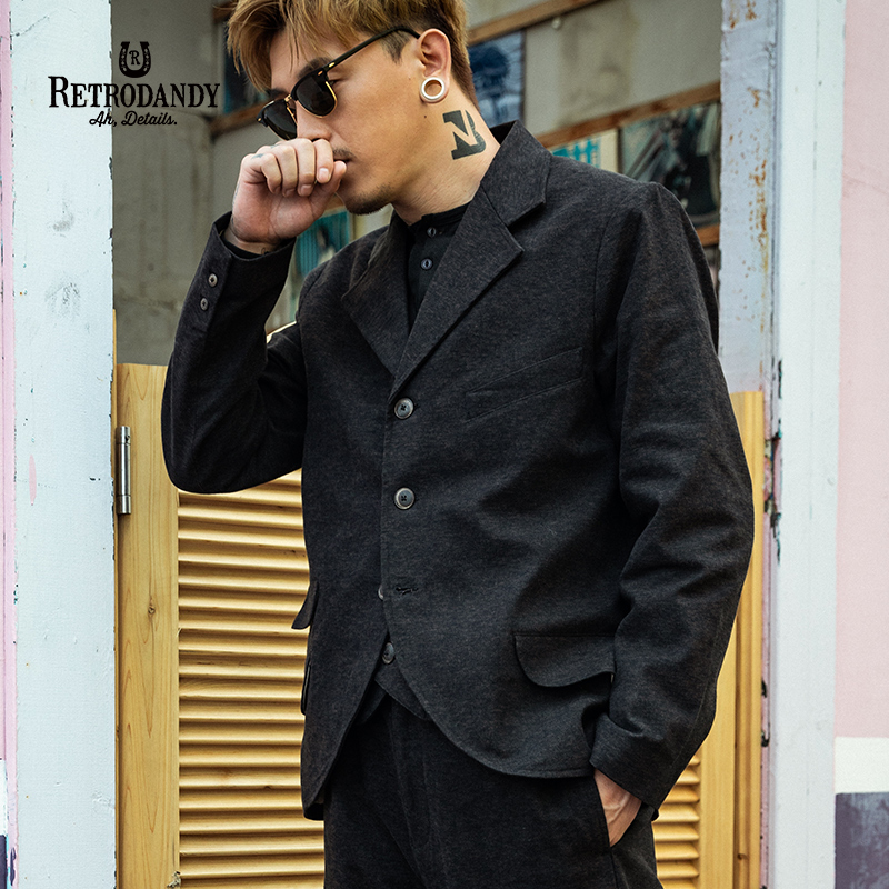 retrodandy阿美复古西服