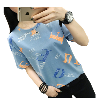 ins短袖t恤女夏装韩版2026新款原宿bf慵懒风mschf百搭学生上衣潮