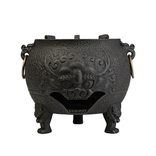 纯手工铸铁炉静音台式烧水煮茶家用办公室围炉煮茶除夕团圆炭火炉