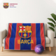 官方正版 巴塞罗那俱乐部｜巴萨红蓝拼色毛毯柔软可收纳球迷