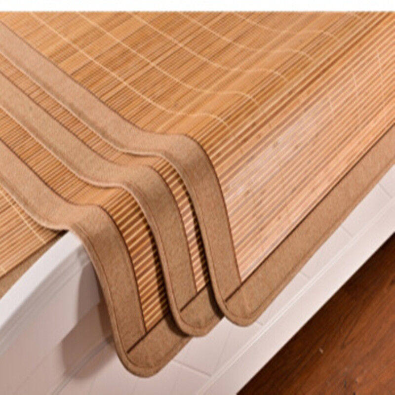 双面折叠凉席1.1米1.3米1.4米1.6宿舍单人学生席子竹席炭化折叠1.
