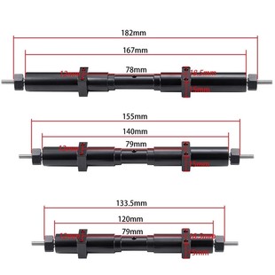模型车1/14田宫拖头无动力后桥 金属车桥 Tamiya拖头 挂车改装DIY
