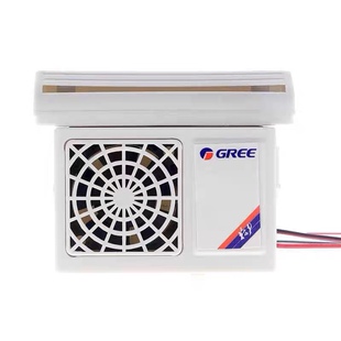 仿真迷你空调内外机模型微缩娃屋装饰模型摆设场景道具非儿童玩具