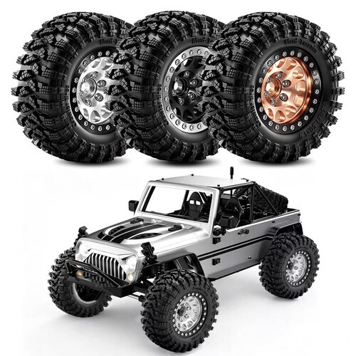 1/12RC攀爬车1.9寸金属轮毂90*38mm轮胎MJX H12P H12Y SCX10-W387