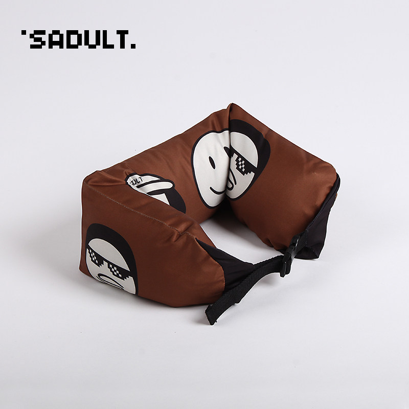 SADULT 휴대용 U자형 베개 비행기 여행 목 베개 경추 베개 목 베개 사무실 낮잠 베개 U자형 베개