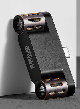 会议直播即插即用全景录音mini麦克风手机放大麦克风高度还原